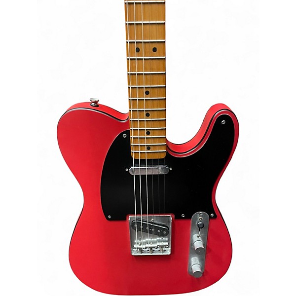 Used Squier 40TH ANNIVERSARY TELECASTER Dakota Red Solid Body Electric Guitar
