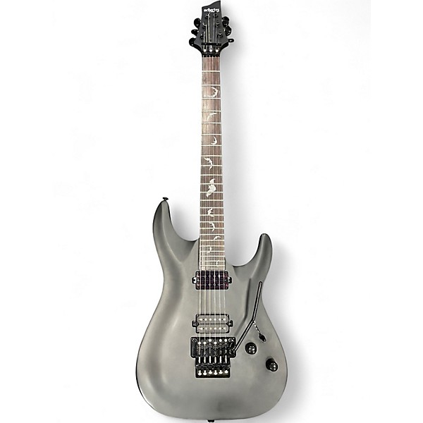 Used Schecter Guitar Research DAMIEN 6 FR Black Solid Body Electric Guitar