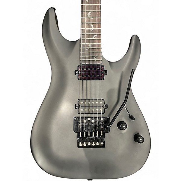 Used Schecter Guitar Research DAMIEN 6 FR Black Solid Body Electric Guitar