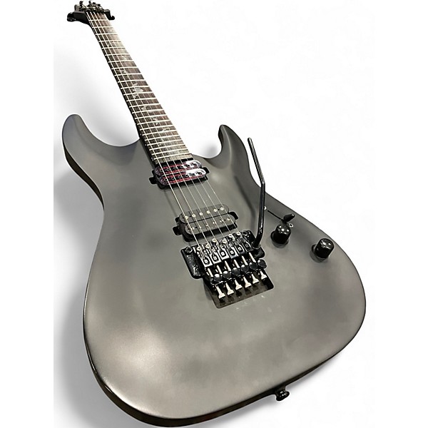 Used Schecter Guitar Research DAMIEN 6 FR Black Solid Body Electric Guitar