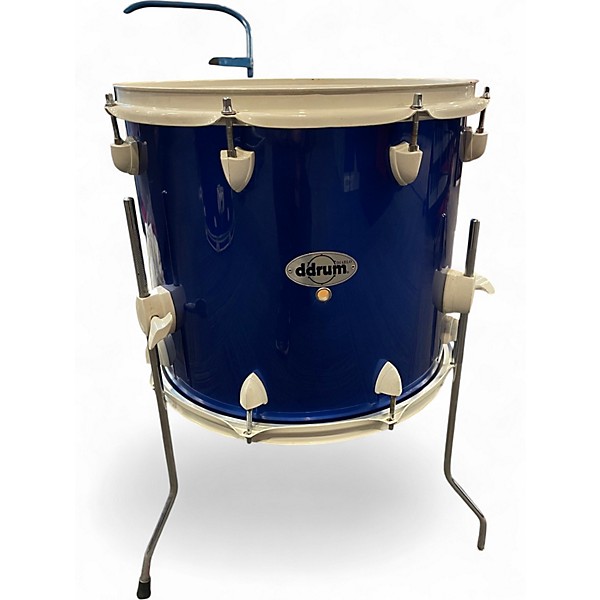 Used ddrum 5 Piece Diablo Blue Drum Kit