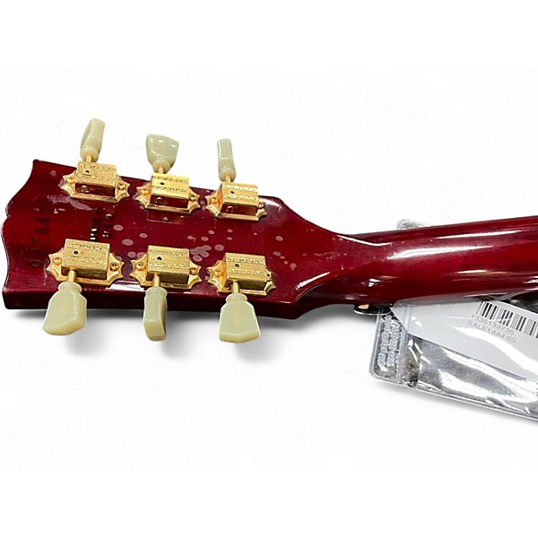 Used 2006 Gibson Les Paul Studio Premium Plus AAA Flame wine red Solid Body Electric Guitar