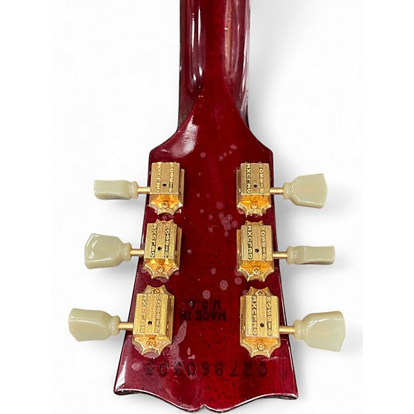 Used 2006 Gibson Les Paul Studio Premium Plus AAA Flame wine red Solid Body Electric Guitar