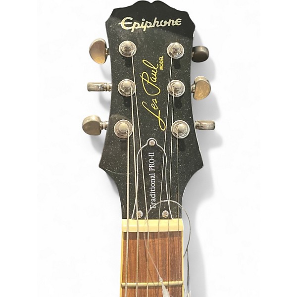 Used Epiphone Les Paul Traditional PRO II Ocean Blue Solid Body Electric Guitar