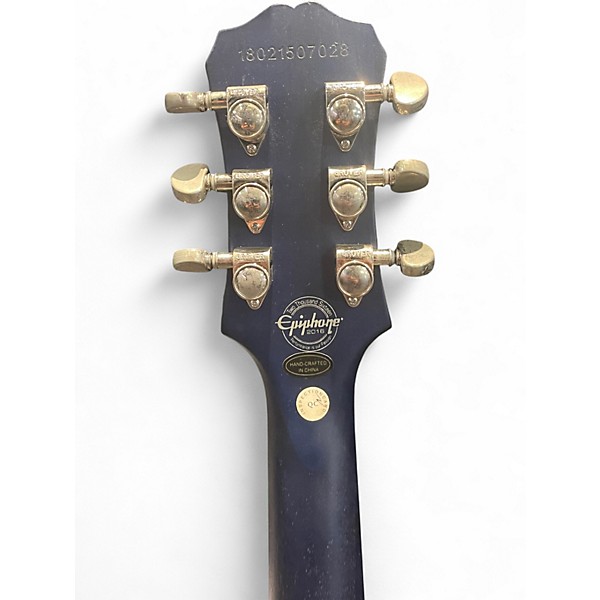 Used Epiphone Les Paul Traditional PRO II Ocean Blue Solid Body Electric Guitar