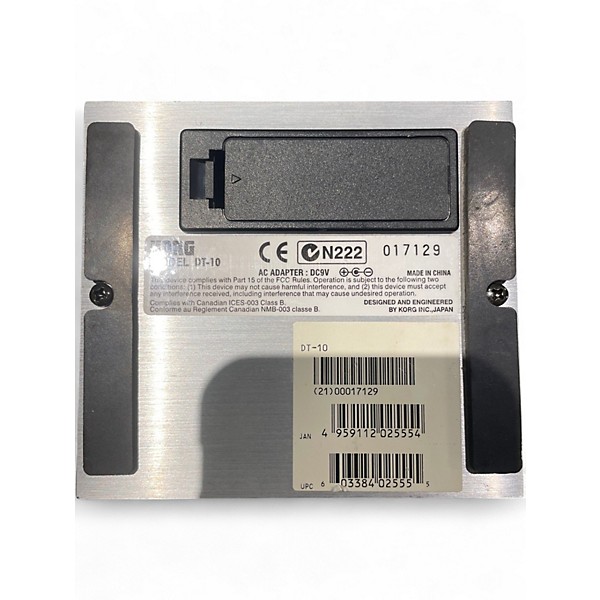 Used KORG DT10 Tuner Pedal