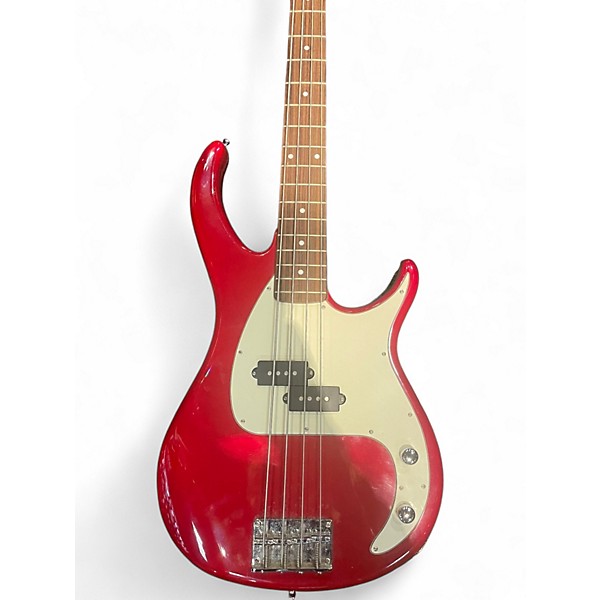 Used Peavey Milestone BXP Red Electric Bass Guitar