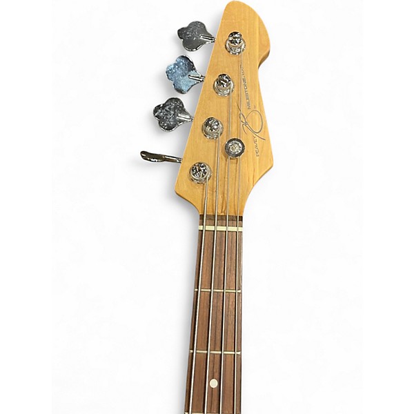 Used Peavey Milestone BXP Red Electric Bass Guitar