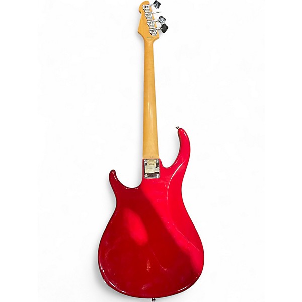 Used Peavey Milestone BXP Red Electric Bass Guitar