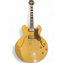 Used Epiphone Sheraton Natural Hollow Body Electric Guitar