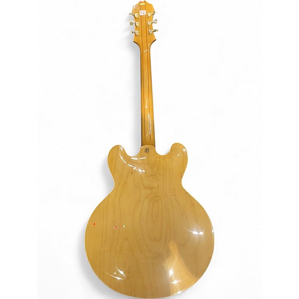Used Epiphone Sheraton Natural Hollow Body Electric Guitar