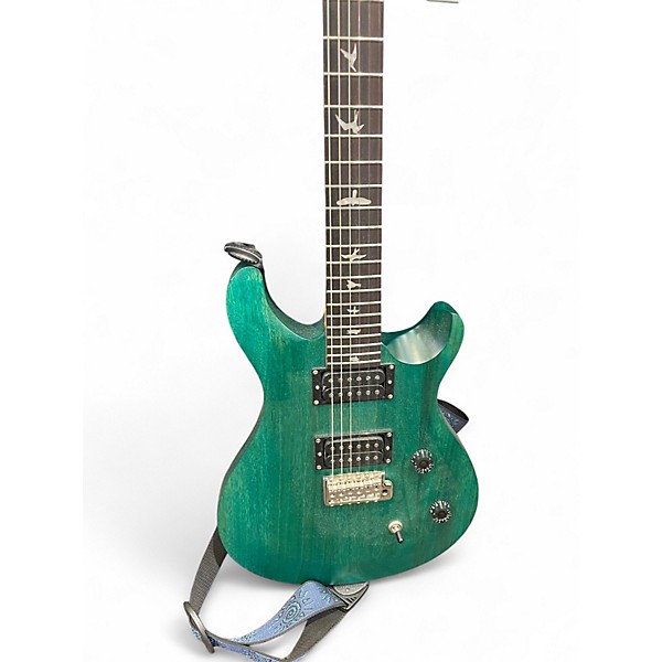 Used PRS CE24 GREEN Solid Body Electric Guitar