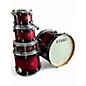 Used TAMA 5 Piece Silverstar Transparent Red Burst Drum Kit thumbnail