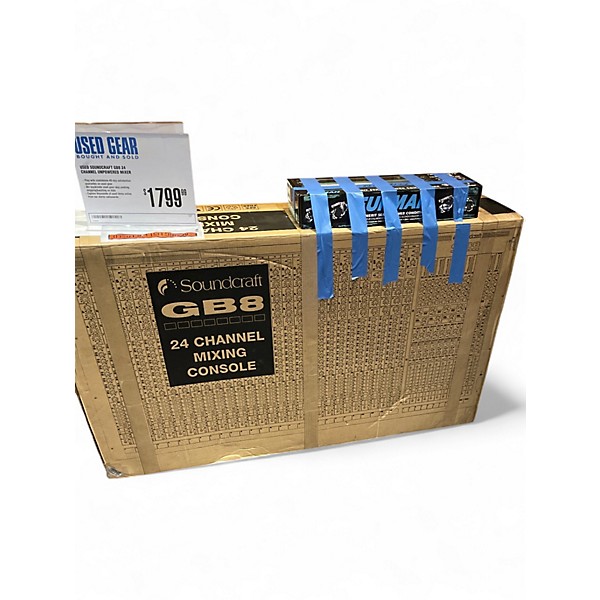 Used Soundcraft GB8 24 Channel Unpowered Mixer