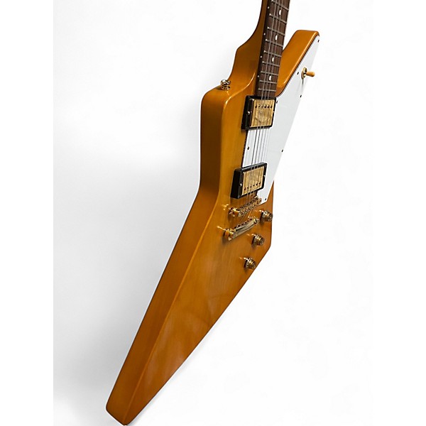 Used Epiphone Korina 1958 Explorer Natural Solid Body Electric Guitar