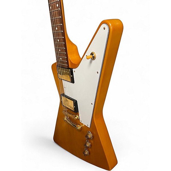 Used Epiphone Korina 1958 Explorer Natural Solid Body Electric Guitar