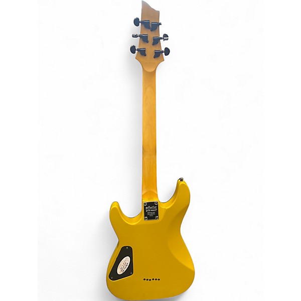 Used Schecter Guitar Research C1 Special GOLD Solid Body Electric Guitar