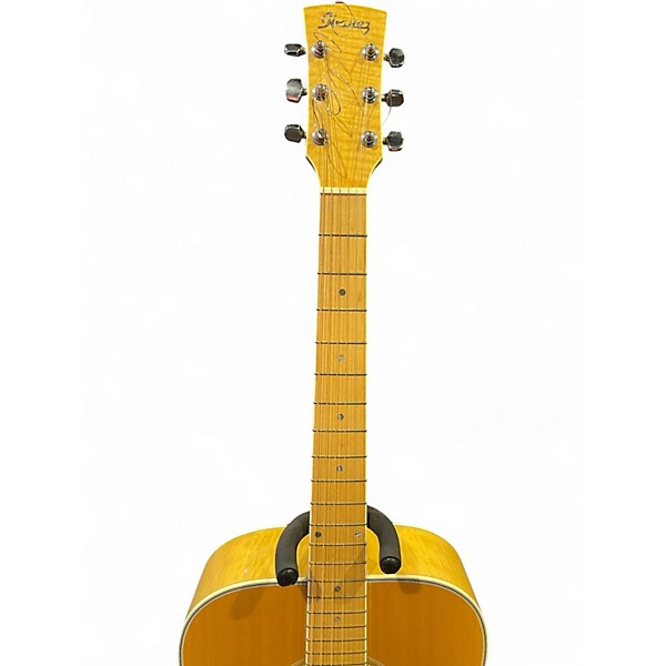 Vintage 1994 Ibanez pf75m Natural Acoustic Guitar