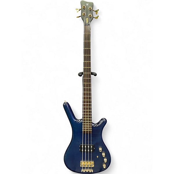 Used Warwick FNA Corvette 4 String Baltic Blue Electric Bass Guitar