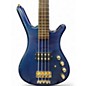 Used Warwick FNA Corvette 4 String Baltic Blue Electric Bass Guitar