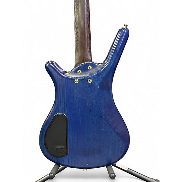 Used Warwick FNA Corvette 4 String Baltic Blue Electric Bass Guitar