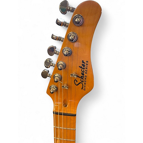 Used Schecter Guitar Research PT Fastback 3 Color burst Solid Body Electric Guitar