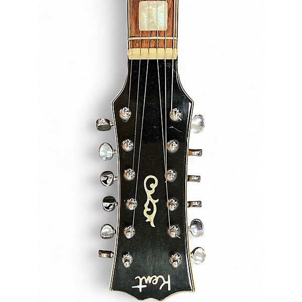 Vintage 1968 Kent 745 Electric 12 String Sunburst Solid Body Electric Guitar