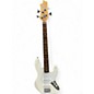 Used Bite J Bite White Electric Bass Guitar thumbnail
