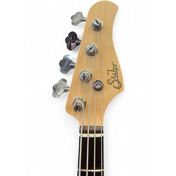 Used Suhr Classic J 3 Tone Sunburst Electric Bass Guitar