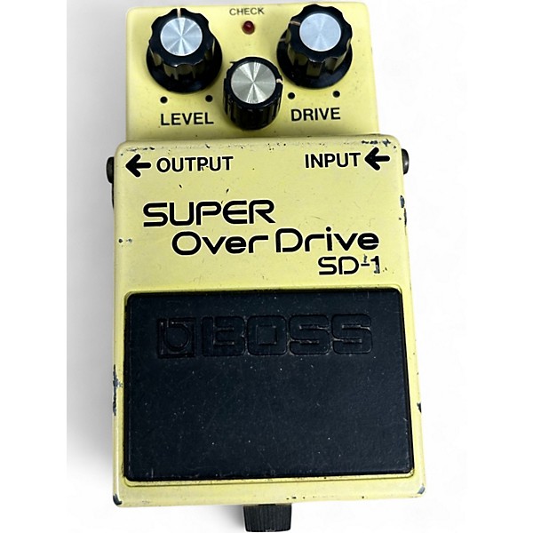 Vintage 1980s BOSS SD1 Super Overdrive Effect Pedal