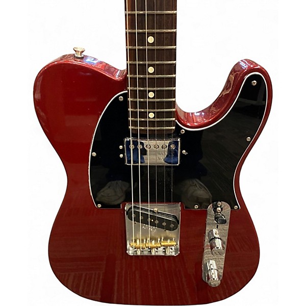Used 2023 Fender American Deluxe Telecaster RED SPARKLE Solid Body Electric Guitar