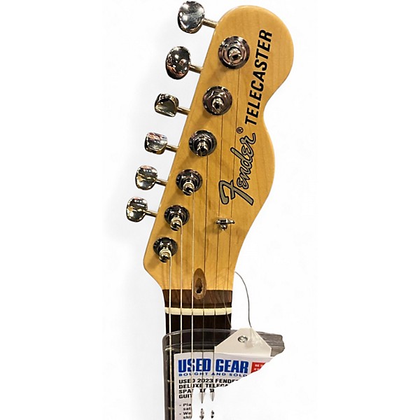 Used 2023 Fender American Deluxe Telecaster RED SPARKLE Solid Body Electric Guitar