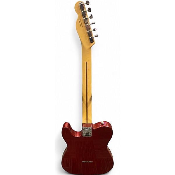 Used 2023 Fender American Deluxe Telecaster RED SPARKLE Solid Body Electric Guitar