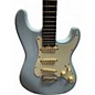 Used Schecter Guitar Research DIAMOND SERIES NICK JOHNSTON ATOMIC BLUE Solid Body Electric Guitar