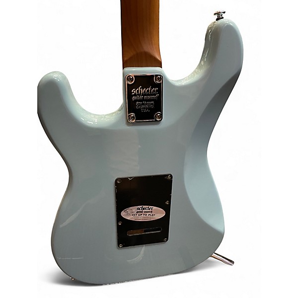 Used Schecter Guitar Research DIAMOND SERIES NICK JOHNSTON ATOMIC BLUE Solid Body Electric Guitar