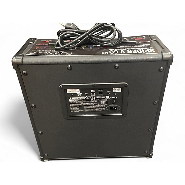 Used Line 6 Spider V 60 1x10 Guitar Combo Amp