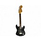 Used 2010 Fender Standard Stratocaster HSS Black Solid Body Electric Guitar thumbnail