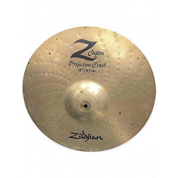 Used Zildjian 18in Z Custom Projection Crash Cymbal