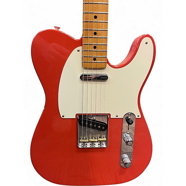 Used Fender Vintera 50s Telecaster Fiesta Red Solid Body Electric Guitar
