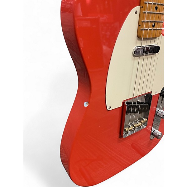 Used Fender Vintera 50s Telecaster Fiesta Red Solid Body Electric Guitar