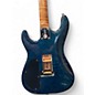 Used Nicholas DOUBLECUT ONE PICE MAPLE Trans Blue Solid Body Electric Guitar