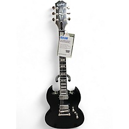 Used Epiphone SG Prophecy Aged Jet Black Metallic Solid Body Electric Guitar