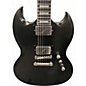 Used Epiphone SG Prophecy Aged Jet Black Metallic Solid Body Electric Guitar