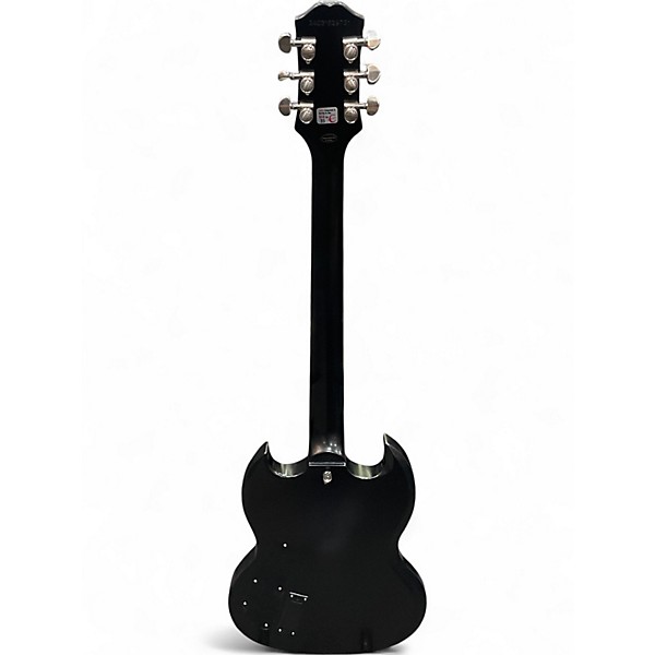 Used Epiphone SG Prophecy Aged Jet Black Metallic Solid Body Electric Guitar
