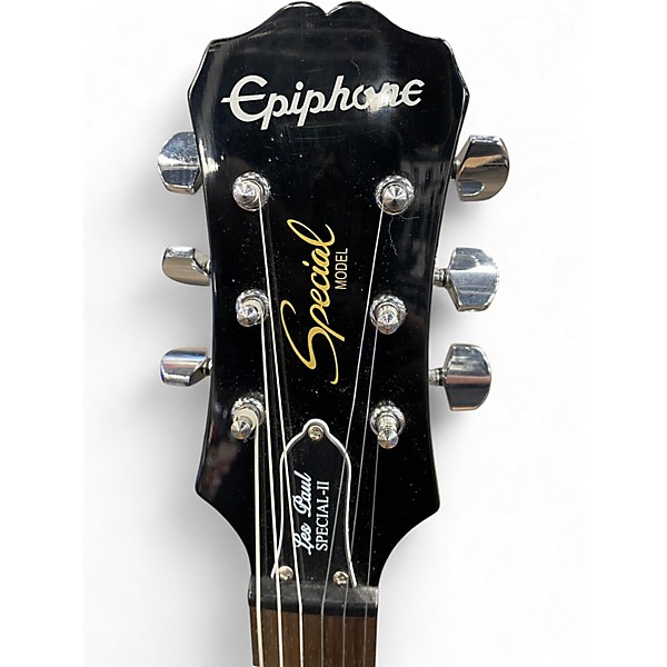 Used Epiphone Les Paul Special II Black Solid Body Electric Guitar