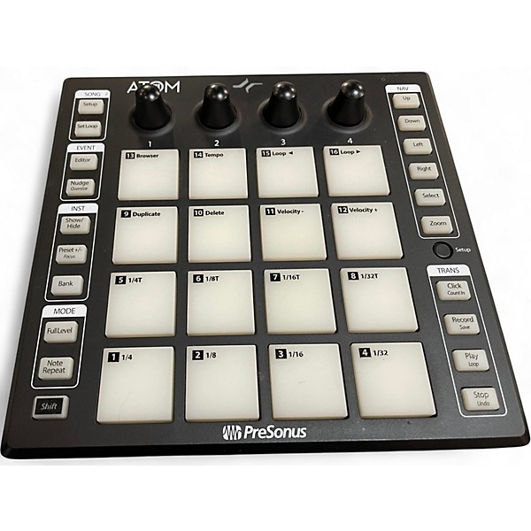 Presonus ATOM MIDIパッドコントローラー Amazon.com: PreSonus ATOM Production & Performance Midi Pad