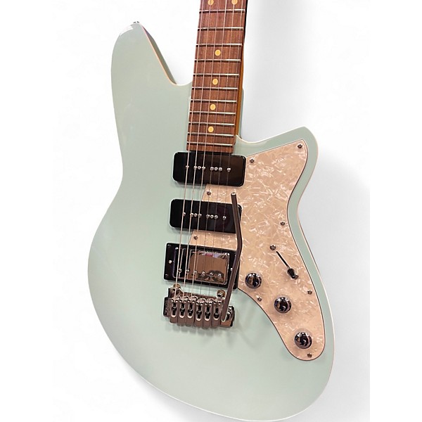 Used Reverend Six Gun HPP Chronic Blue Solid Body Electric Guitar