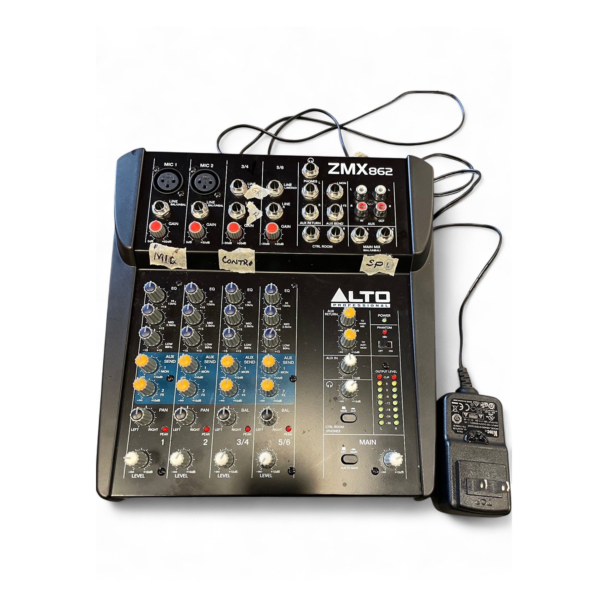 Used Alto ZMX862 6-Channel Unpowered Mixer | Guitar Center