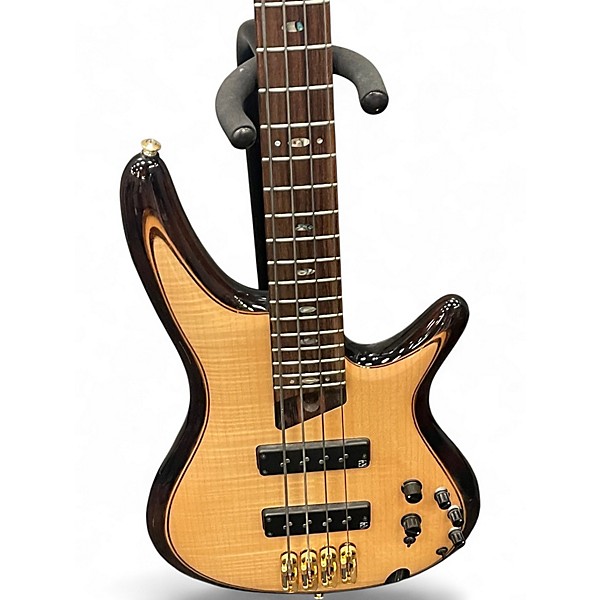 Used Ibanez SR1400 Natural Electric Bass Guitar