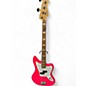Used Fender Jaguar Atomic Pink Electric Bass Guitar thumbnail